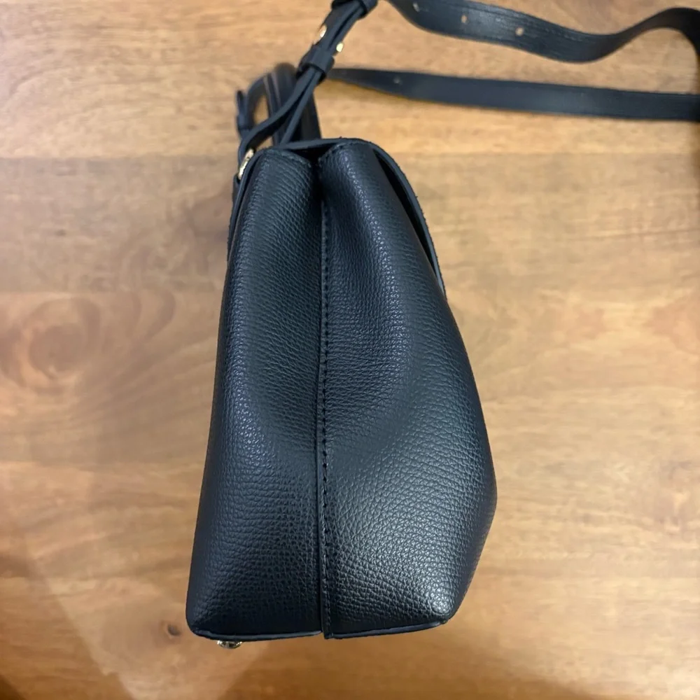 Polene Numéro Un Nano Black Leather & Suede Bag Like New